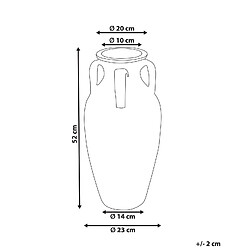 Avis Beliani Vase décoratif FERAJ fait à la main Céramique 52 cm Multicolore