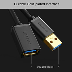 Acheter Wewoo Câble 50cm USB 3.0 Mâle à femelle Data Sync Super Vitesse Transmission Cordon