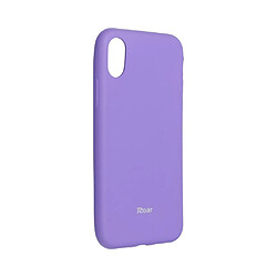 etui roar colorful jelly coque pour iphone x / xs violet