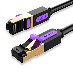 Câble réseau Vention SFTP RJ45 Cat.7 - 0,5 m - Couleur noire