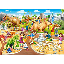 Castorland Puzzle 70 pièces : Le parc de dinosaures