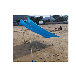 Universal Nouveau lycra souple plage canopy camping auvent suite plage tente fer à repasser(Bleu)