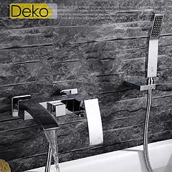 Avis iDeko® Robinet Mitigeur baignoire avec pommeau de douche salle de bains Lavabo Style nouveauté Haut de gamme 1 trous S-Z18