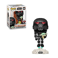 Figurine Funko Pop! Star Wars: Mandalorian - Dark Trooper w/Child GW 