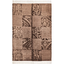 Vidal Tapis de laine 183x124 brun Darya