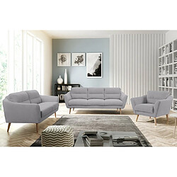 Acheter VENESETTI Fauteuil en tissu luxe 1 place, TRENDY gris clair