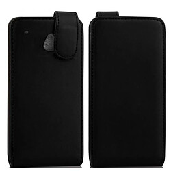 Cadorabo Coque HTC ONE MINI M4 Etui en Noir