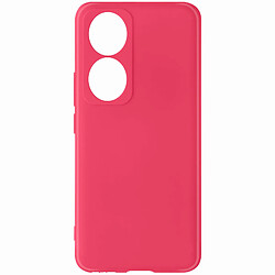 Avizar Coque pour Honor 90 Semi-rigide Soft-touch Fast Cover Fuchsia