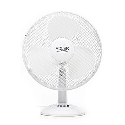 Adler ventilateur de table de 40 cm 45W blanc