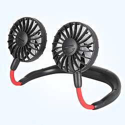 Ventilateur suspendu Portatif de Cou de LED Ventilateur de Sport Paresseux à Double Tour de cou Rechargeable par USB