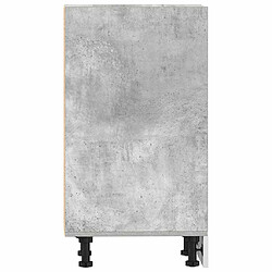 Acheter vidaXL Armoire de plancher gris béton 30x44,5x81,5cm bois d’ingénierie