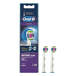 Tête de rechange 3D White Whitening Clean Oral-B 109143005 (2 pcs) Blanc 2 Unités