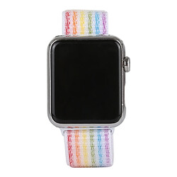 Avis Wewoo Bracelet de montre en nylon Magic Paste pour Apple Watch séries 3, 2 et 1, 42 mm (Couleur)