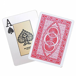 Modiano ""JUMBO BIKE"" - Jeu de 55 cartes 100% plastique - format poker - 2 index jumbo