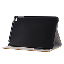 Wewoo Smart Cover marron pour iPad Mini 4, livraison aléatoire cartes et portefeuille Carte motif horizontal Flip Smart étui en cuir avec titulaire fentes pas cher