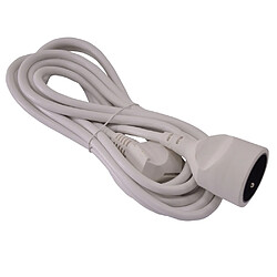 Allonge électrique 5m-3g*1.5mm2 Blanc - I-Watts