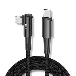 Câble USB-C 1Life 90 100W 2M Noir