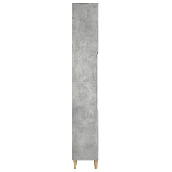 Helloshop26 Armoire de salle de bain 30 x 30 x 190 cm gris 02_0006558