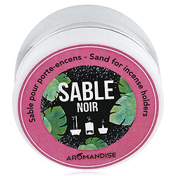 Aromandise Sable noir pour porte-encens - 100 g