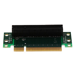 Carte Adaptateur PCI Express 8X Riser Card 90 ° à Angle Droit + Rallonge