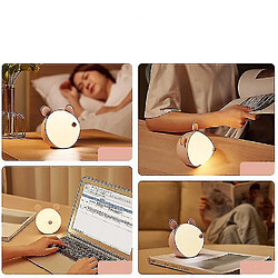 Acheter Universal Lumière de nuit éclairage d'environnement lumière d'ambiance de sommeil d'enfant rechargeable chambre à coucher chevet nourrissage de bébé lumineux rose