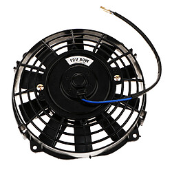 Acheter 8 " Radiateur Électrique De Moto De Voiture Refroidissant Dissipation Chaleur Ventilateur 80W 12V