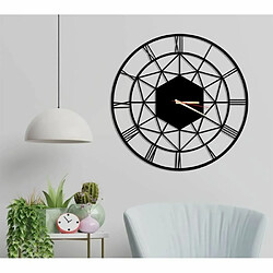 DEKORY Siena Roma Horloge Murale en Métal 50cm