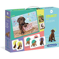 Clementoni- Edukit 4 en 1-Puppies, 18071, Multicolore