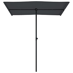 Acheter Maison Chic Parasol Jardin | Parasol d'extérieur avec mat en aluminium 180x110 cm Noir - GKD24744