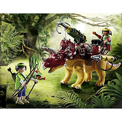 Acheter Playmobil® Dino Rise Triceratops dinosaure avec armure amovible et grand canon mobile