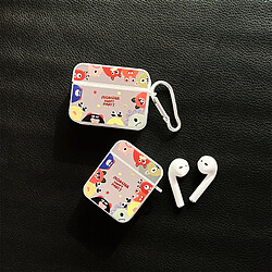 Avis GUPBOO Airpods Coque Housse Étui Protecteur Compatible pour AirPods 3-personnage de cercle de collège de monstre de dessin animé