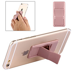 Wewoo Support Holder or rose pour iPhone, Galaxy, , Xiaomi, LG, HTC et tablettes de adhésif universel réglable style concis, taille: 6,4 x 3,1 x 0,2 cm,