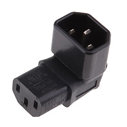 Acheter IEC 320 C14 Male à C13 Femelle Adaptateur Convertisseur Fiche Angle Droite