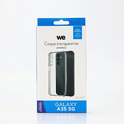 Avis WE Coque de protection TPU SAMSUNG GALAXY A35 5G Transparent: Anti-chocs - ultra résistant – semi-rigide - apparence du téléphone conservée