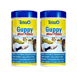 Aliment complet Tetra guppy (Lot de 2).