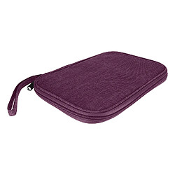 Avizar Pochette Rangement Accessoires Câble, Chargeur, Clé USB, Carte mémoire violet