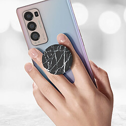 Avis PopGrip Smartphone design marbre noir Maintient Support Vidéo PopSockets