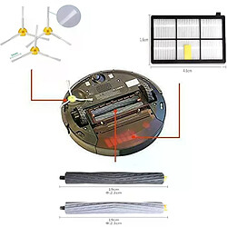 Acheter Kit de pièces de rechange pour robot aspirateur IRobot Roomba série 800 900, accessoires, brosses, filtre latéral