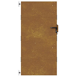 Avis vidaXL Portail de jardin 85x200 cm acier corten