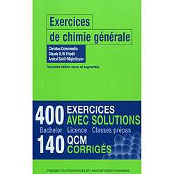 Exercices de chimie générale