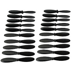 Accessoires légers pour hélice 20 PCS pour quadricoptère hélicoptère drone RC noir