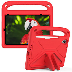 Coque en TPU antichoc, béquille, EVA rouge pour votre Apple iPad mini (2021)