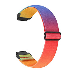 Bracelet en nylon élastique réglable coloré pour votre Garmin Forerunner 735xt/220/230/235/620/630