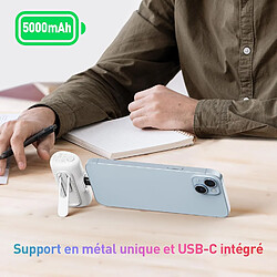 SANAG Mini Chargeur Portable Avec Support, Banque D'Énergie Usb-C, Chargement Rapide 20W, 5000Mah, Affichage Led, Compatible Avec Iphone 16/16 Plus/16 Pro/16 Pro /15 Et Samsung S24/S23 pas cher