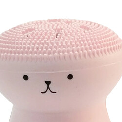 Acheter Brosse Nettoyante Visage en Silicone Doux Brosse Nettoyante pour le Visage et Massage (Rose)