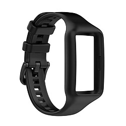 Bracelet en silicone noir pour votre Honor Band 6/Huawei Band 6/Huawei Band 6 pro