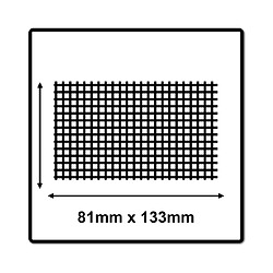 Mirka Abrasif ABRANET 81x133mm, Grip P400, 50/unité - ( 5417805041)