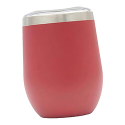 Tasse Rouge Isolée Par Vide D'acier Inoxydable De Gobelet En Verre De Vin De 12oz pas cher