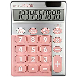 Calculatrice Milan Rose (14,5 x 10,6 x 2,1 cm)