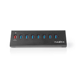 Nedis Hub USB 3.0 à 8 ports avec port de chargement QC 3.0